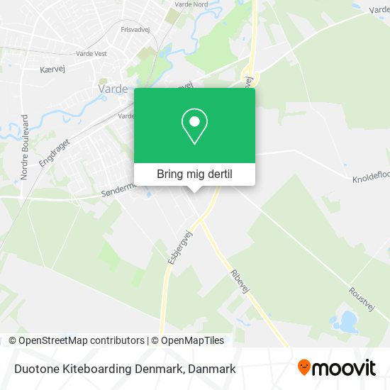 Duotone Kiteboarding Denmark kort