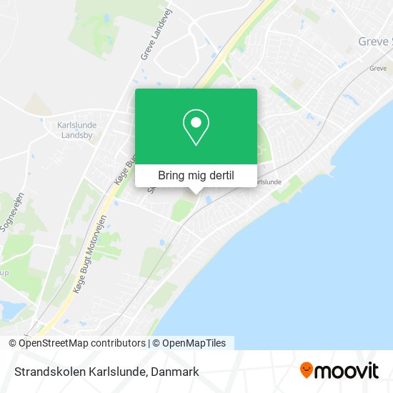 Strandskolen Karlslunde kort