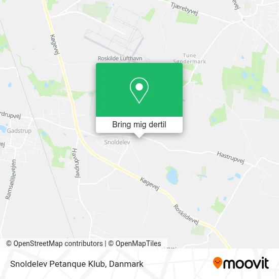 Snoldelev Petanque Klub kort