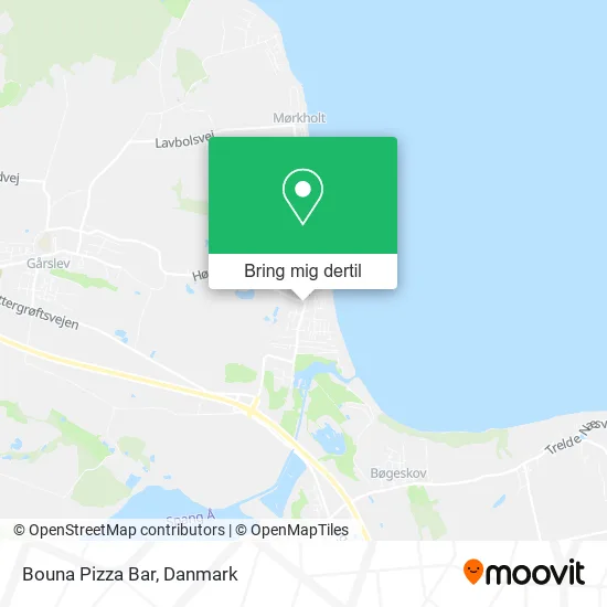 Bouna Pizza Bar kort