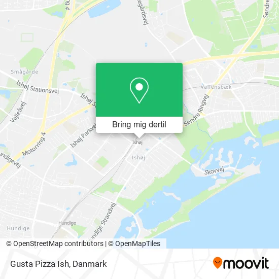 Gusta Pizza Ish kort