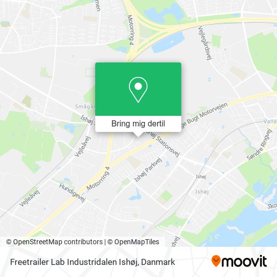 Freetrailer Lab Industridalen Ishøj kort