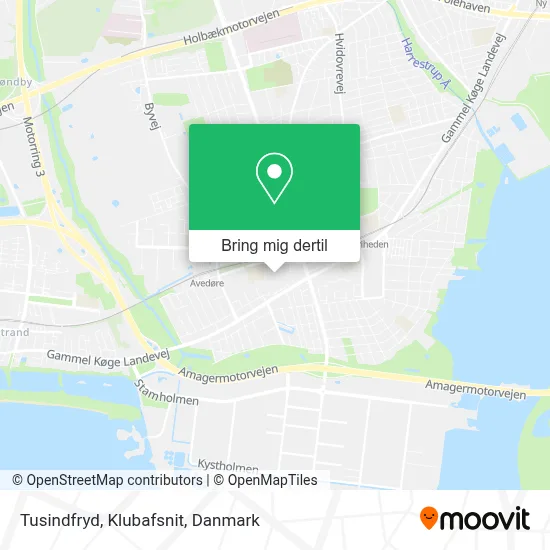 Tusindfryd, Klubafsnit kort