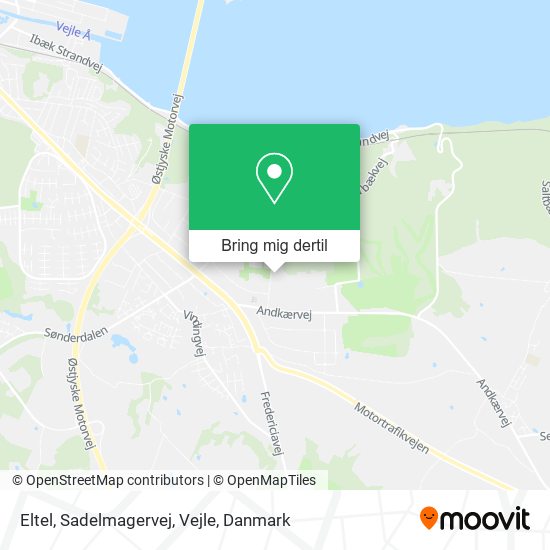 Eltel, Sadelmagervej, Vejle kort