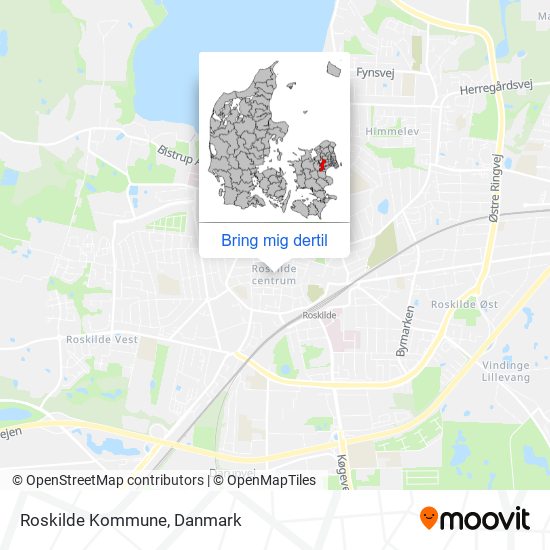 Roskilde Kommune kort