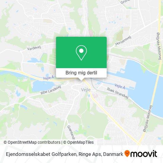 Ejendomsselskabet Golfparken, Ringe Aps kort