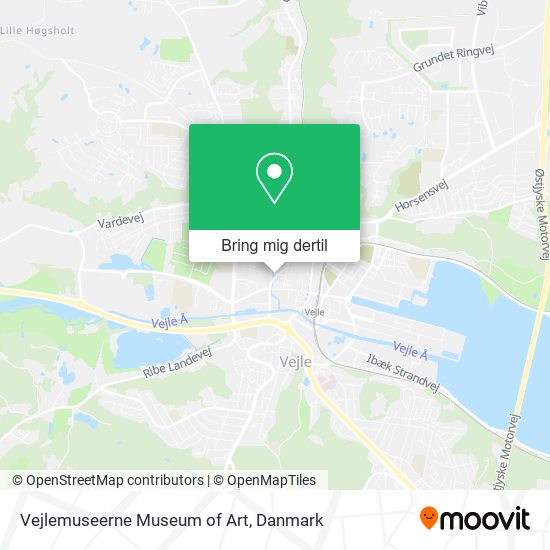 Vejlemuseerne Museum of Art kort
