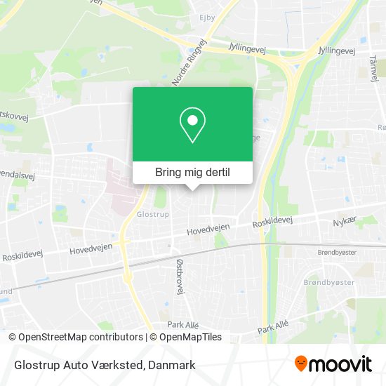 Glostrup Auto Værksted kort