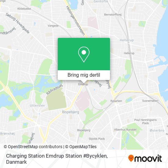 Charging Station Emdrup Station #Bycyklen kort