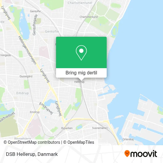 DSB Hellerup kort