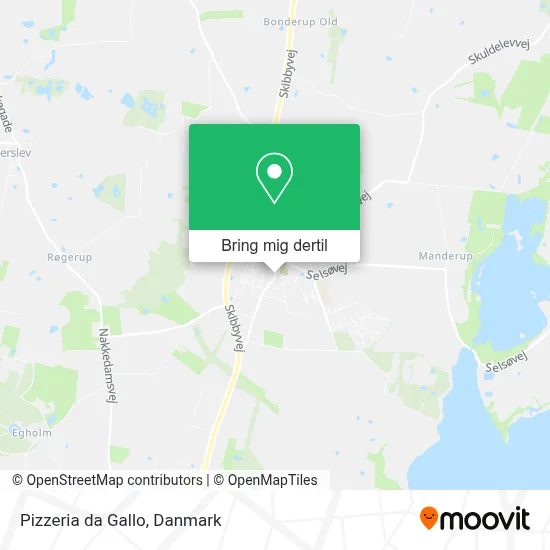 Pizzeria da Gallo kort