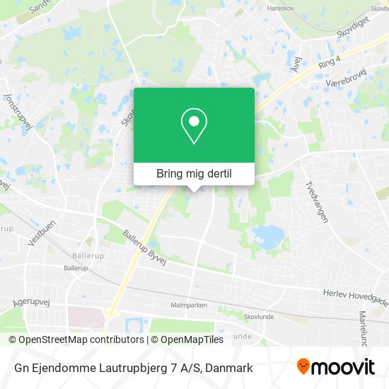 Gn Ejendomme Lautrupbjerg 7 A / S kort