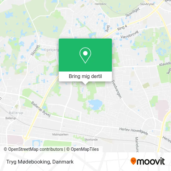 Tryg Mødebooking kort