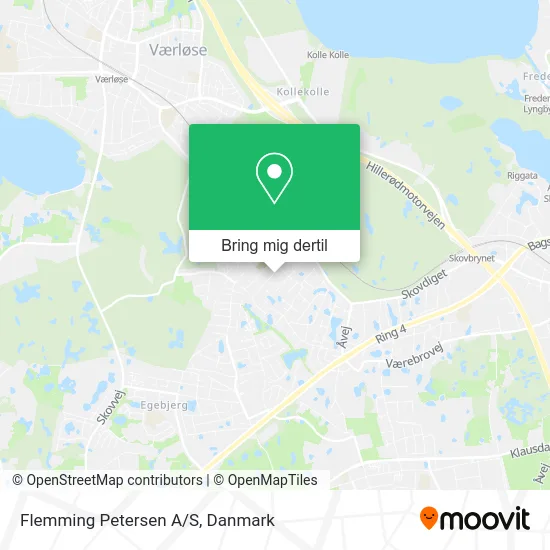 Flemming Petersen A/S kort