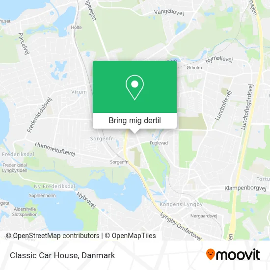 Classic Car House kort