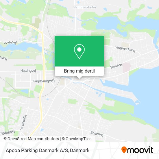 Apcoa Parking Danmark A/S kort