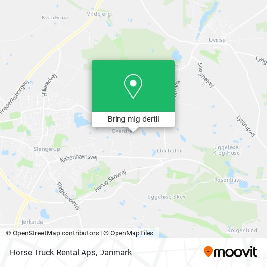 Horse Truck Rental Aps kort