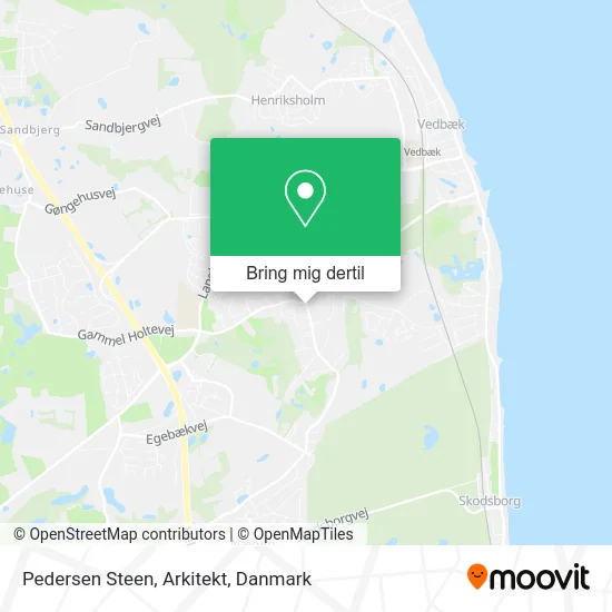 Pedersen Steen, Arkitekt kort