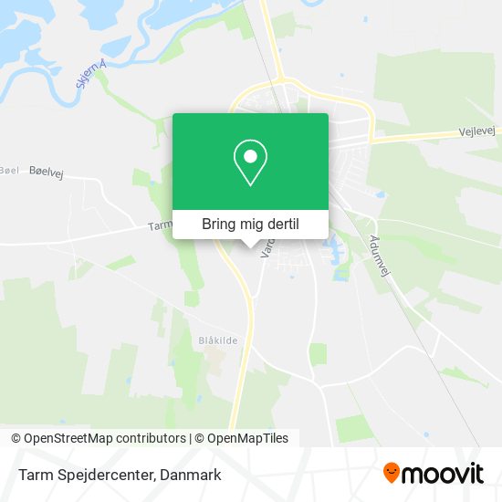 Tarm Spejdercenter kort