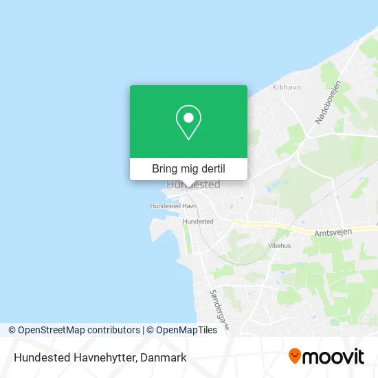 Hundested Havnehytter kort