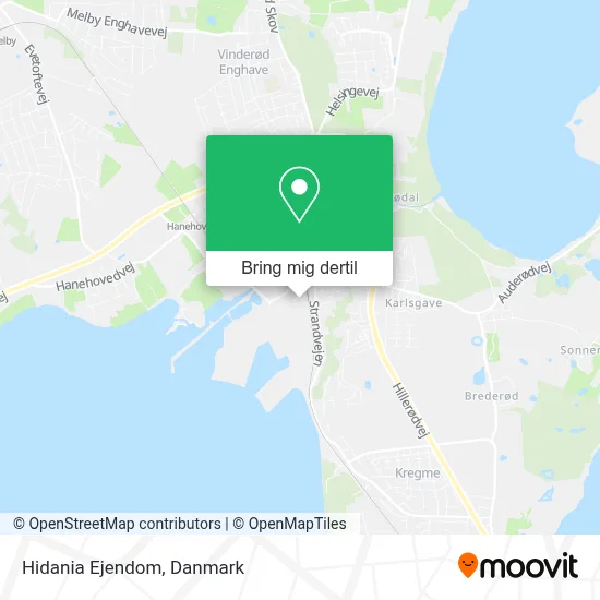 Hidania Ejendom kort