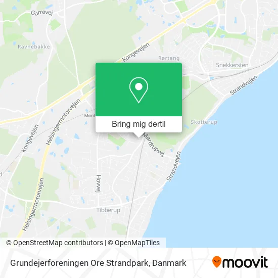 Grundejerforeningen Ore Strandpark kort