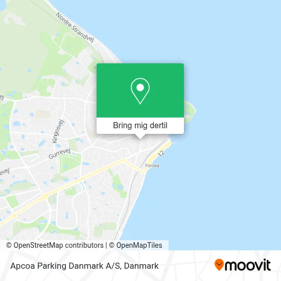 Apcoa Parking Danmark A/S kort
