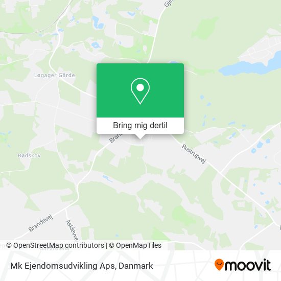 Mk Ejendomsudvikling Aps kort