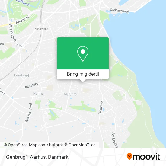 Genbrug1 Aarhus kort