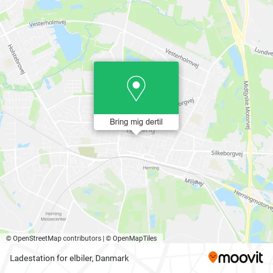 Ladestation for elbiler kort