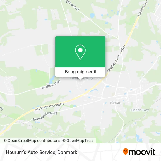 Haurum's Auto Service kort