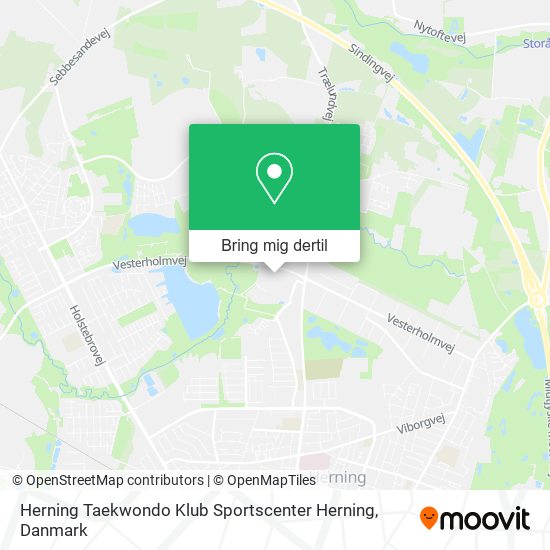 Herning Taekwondo Klub Sportscenter Herning kort