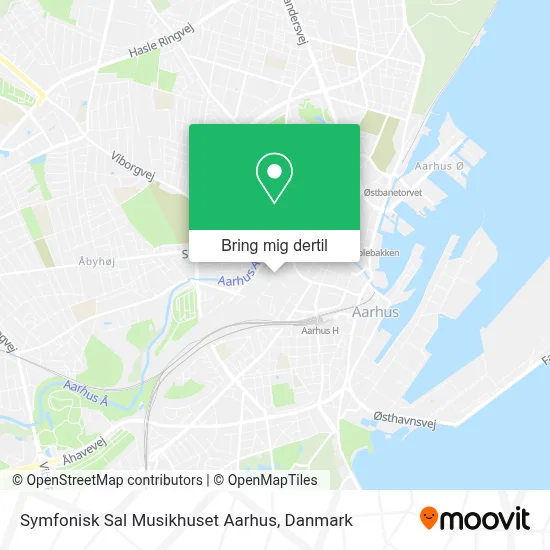 Symfonisk Sal Musikhuset Aarhus kort