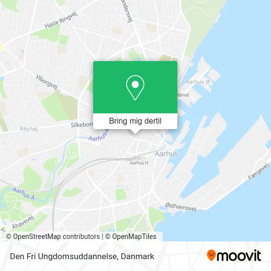 Den Fri Ungdomsuddannelse kort
