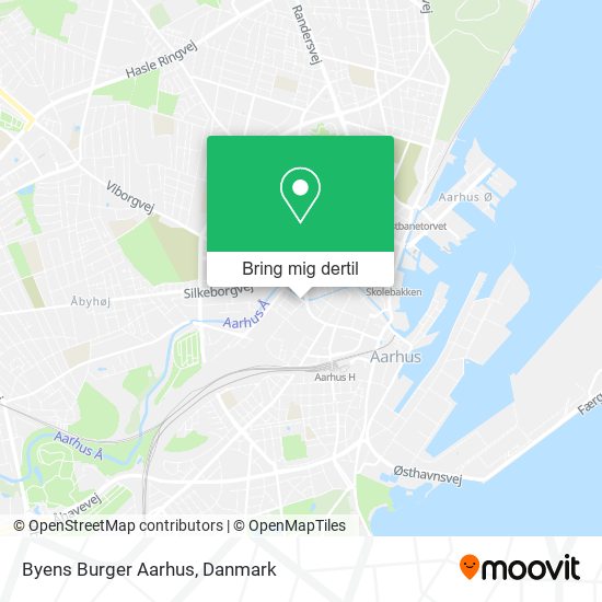 Byens Burger Aarhus kort