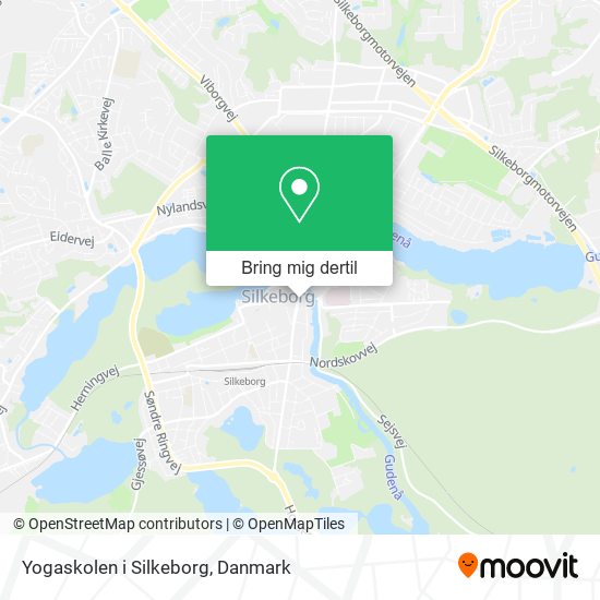 Yogaskolen i Silkeborg kort