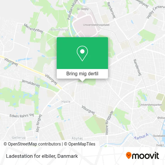 Ladestation for elbiler kort