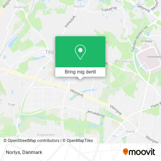 Norlys kort