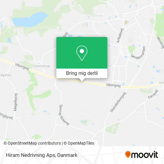 Hiram Nedrivning Aps kort