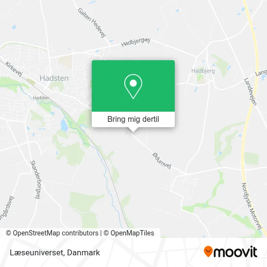 Læseuniverset kort