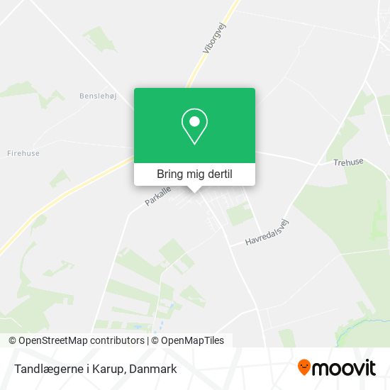 Tandlægerne i Karup kort