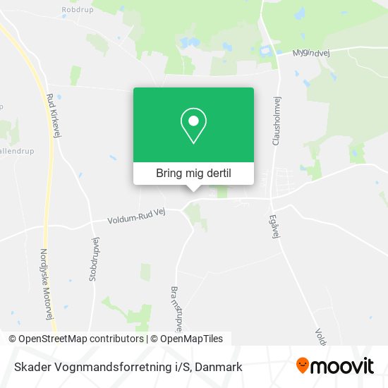 Skader Vognmandsforretning i/S kort