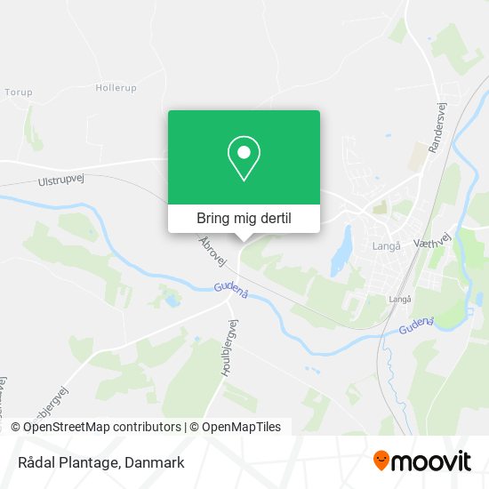 Rådal Plantage kort