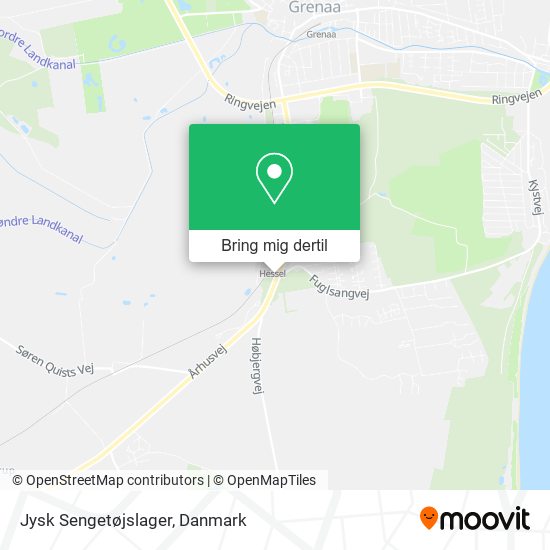 Jysk Sengetøjslager kort
