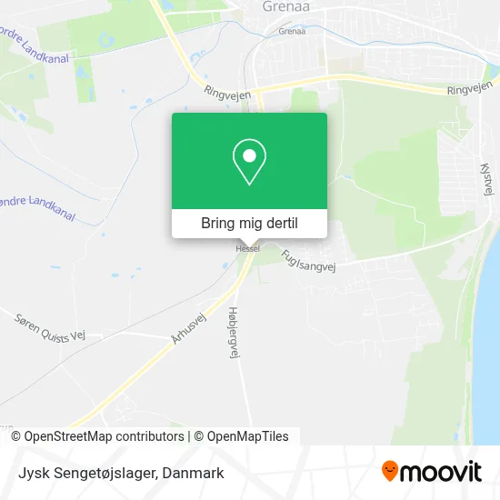 Jysk Sengetøjslager kort