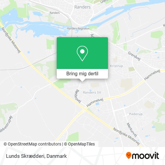 Lunds Skrædderi kort