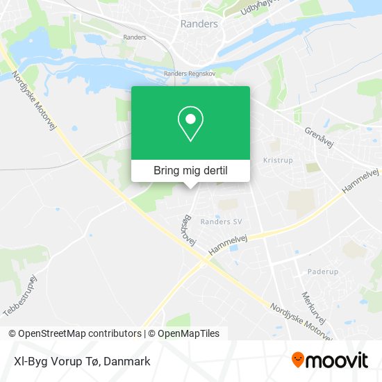 Xl-Byg Vorup Tø kort