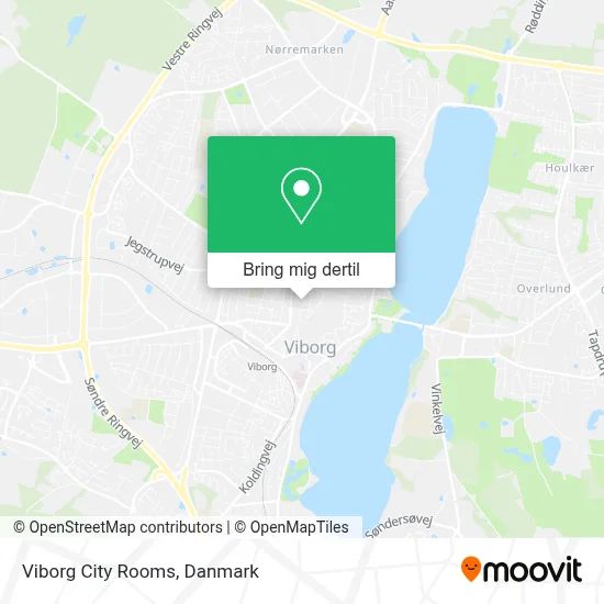 Viborg City Rooms kort