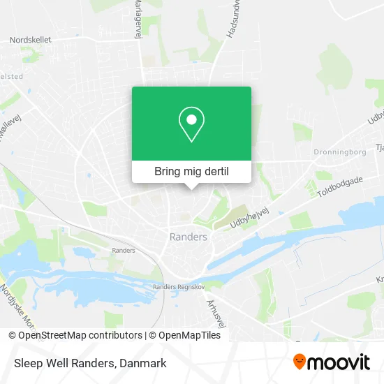 Sleep Well Randers kort