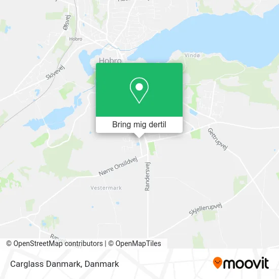 Carglass Danmark kort